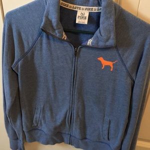 Victoria Secret Pink baby blue jacket